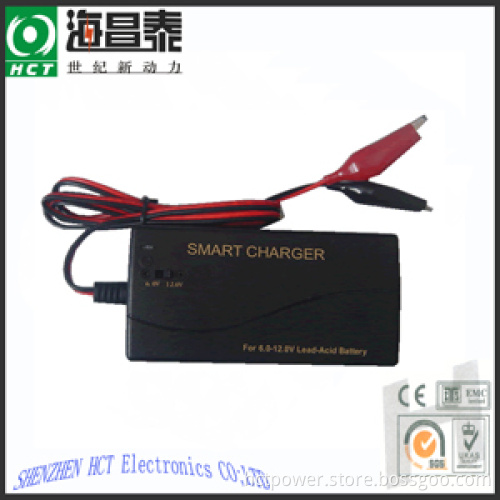 Universal Smart Charger for 6-12V Lead Acid Battery